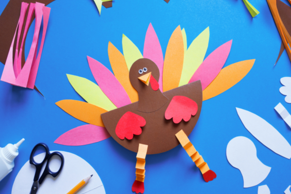 paper turkey craft 